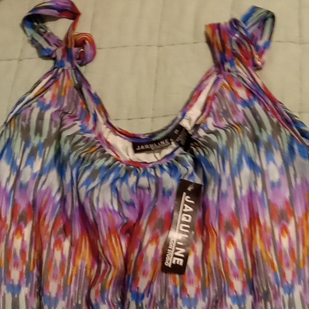 Colorful Patterned Dress - Picture 2 of 5